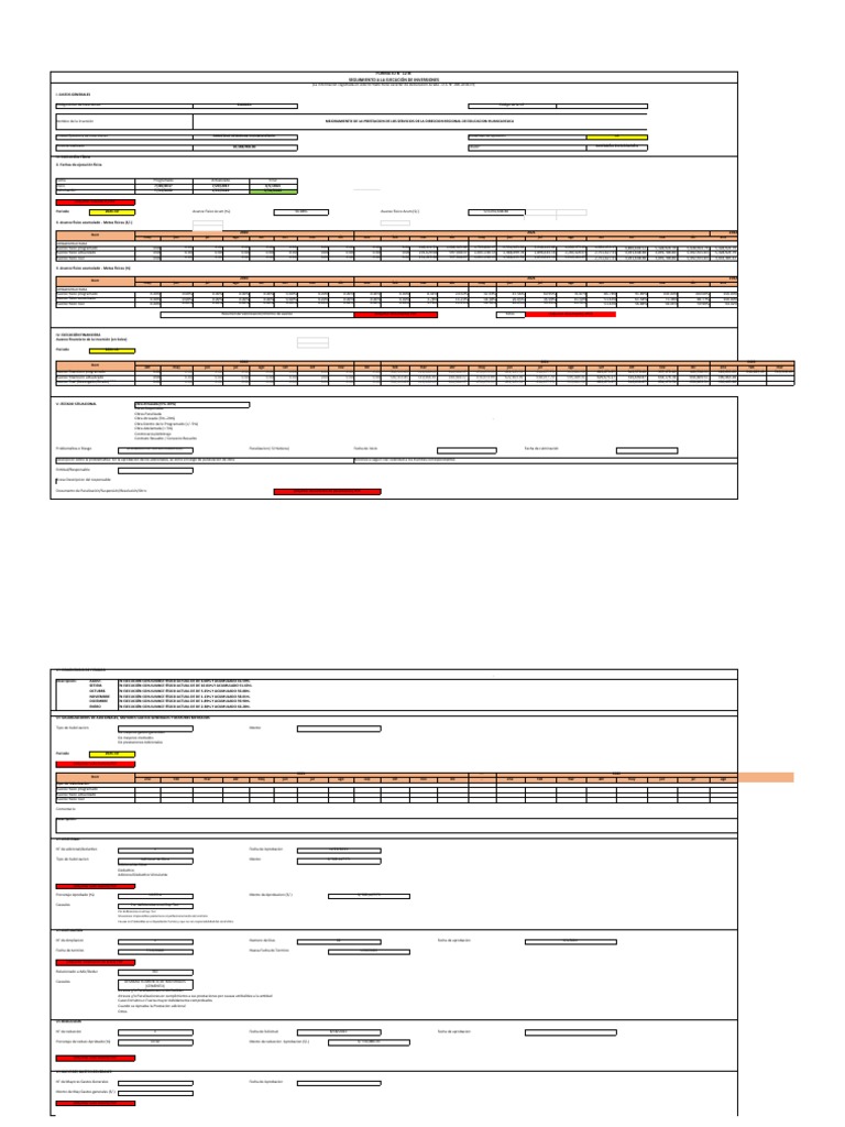 Seguimiento Inversión Educación Huancavelica | PDF