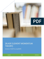 (Blade Element Momentum Theory) : (Analysis of HAWT by Using BEMT)