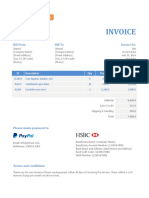 Invoice: Bill From Bill To Invoice No
