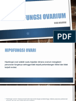 Hipofungsi Ovarium