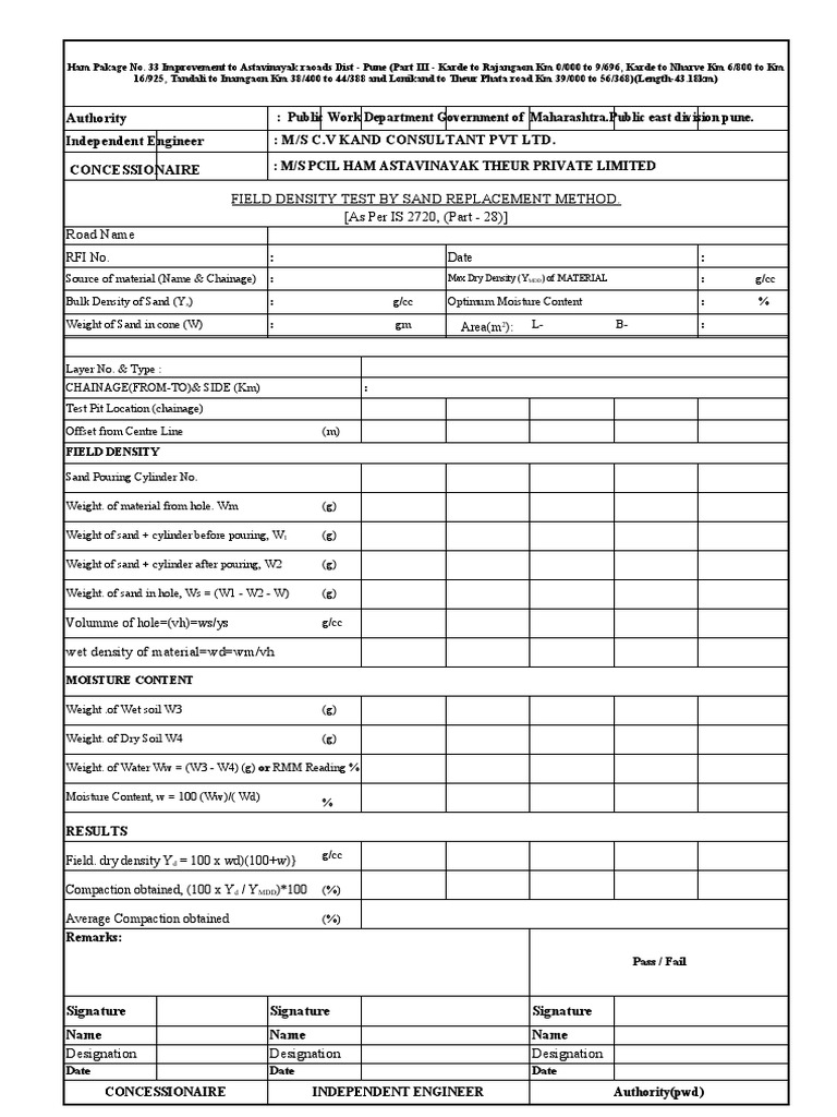 field-density-test-by-sand-replacement-method-as-per-is-2720-part
