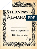 Sternclaw's Almanack Reports on Developments Among Alchemists