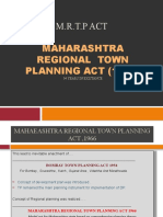 M.R.T.P Act: Maharashtra Regional Town Planning Act (1966)