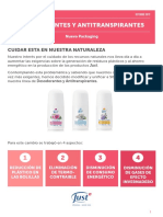 Nuevos Packaging - Desodorantes y Antitranspirantes Just PDF