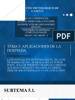 Invest - Tema 5 - Aplicaciones de La Derivada