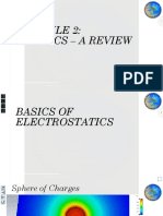 Statics - A Review: 9/2/2021 Dr. D. Ghosh Electromagnetic Engineering
