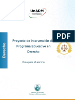 Proyecto intervención Derecho