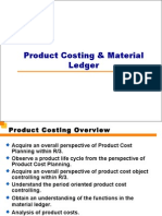 Product Costing Material Ledger