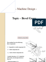 Bevel Gear - Force Analysis of Bevel Gear