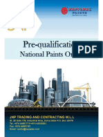 National Paints Oman - JNP Trading - Pre-Qualification