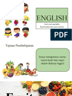 English: Fruits and Vegetables Buah-Buahan Dan Sayur-Sayuran