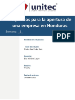 Requisitos para La Apertura de Una Empresa en Honduras.