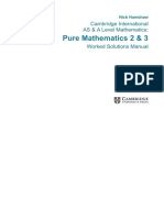 Maths Worked Solutions 2&3