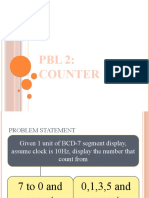 PBL 2: Design a 7-Segment Counter Circuit