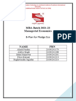 Managerial Economics Report