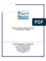 Piping-Progress-Measurement-(in Dia and in Meter)