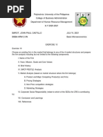 Polytechnic University of The Philippines College of Business Administration Department of Human Resource Management A.Y 2020-2021