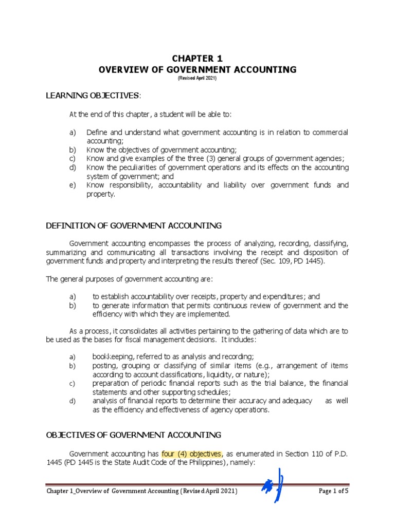 Government Accounting Basics | PDF | Expense | Accounting