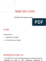 NORMES ISO 22000 (Enregistrement Automatique)