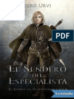 El Sendero Del Especialista - Pedro Urvi