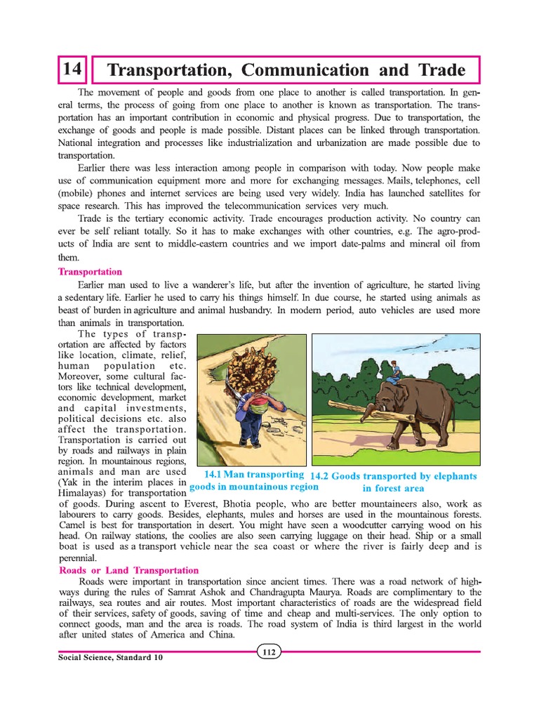 GSEB Board Class 10 Social Science Chapter 14 English | PDF