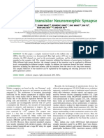 A - Hybrid - Phototransistor - Neuromorphic - Synapse IZO Photosynapse