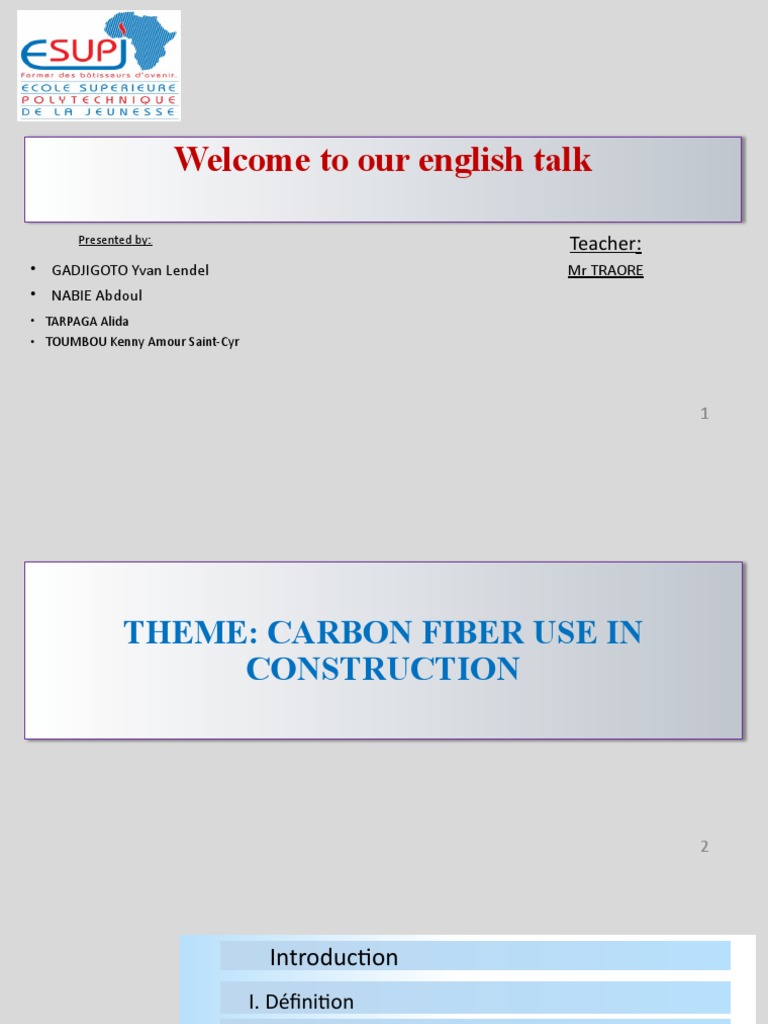 Carbon Fiber in Construction: Pros & Cons | PDF | Technology & Engineering