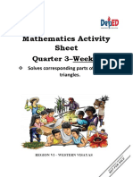 Mathematics Activity Sheet: Quarter 3-Week 5
