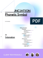 PRONUNCIATION Phonetic Symbol