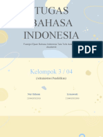 Tugas Kelompok 3, Bahasa Indonesia