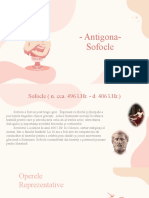 Proiect Antigona - Sofocle