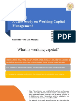 Presentation On Working Capital Management
