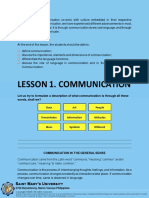 GPCom Lesson 1 Communication