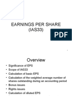 IAS 33 - Financial Reporting