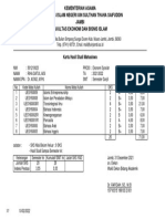 Kartu Hasil Studi Mahasiswa