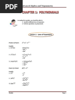 Advanced Algebra and Trigonometry: Lesson 1: Laws of Exponents