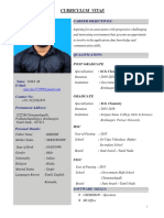 Curriculum Vitae: Career Objectives