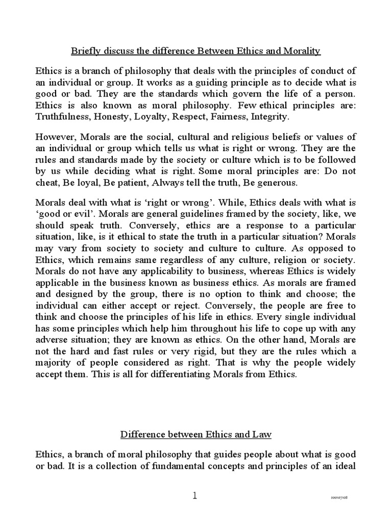 Discuss The Scope of Engineering Ethics With Example | PDF | Conflict ...