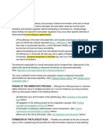 HEMOSTASIS