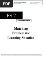 Matching Problematic Learning Situation With Probable Action