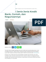 Mengenal Jenis-Jenis Kredit Bank, Contoh, Dan Kegunaannya