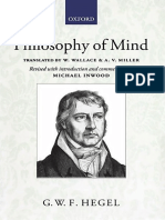 G W F Hegel Philosophy of Mind 1