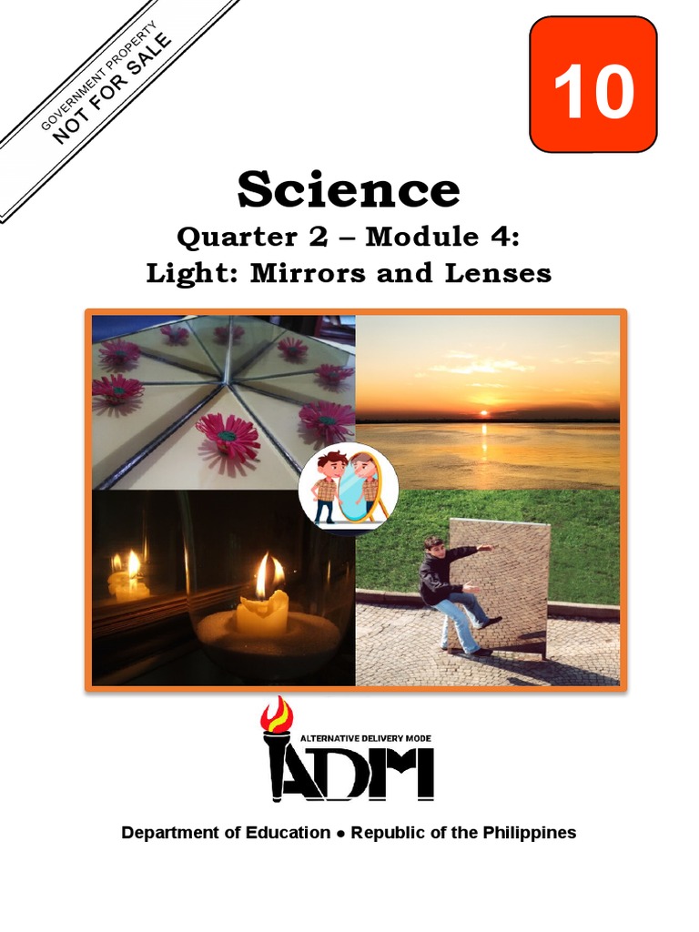 Science Quarter 2 Module 4 Light Mirrors and Lenses PDF Mirror Reflection (Physics)