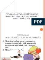 Pengkajian Pada Pasien Gawat Darurat Circulation Airway Breathing (Cab)