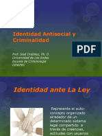 Identidad Antisocial - DR Jose Ordonez