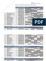 Daftar Pegawai WFH dan WFO Kantor Wilayah