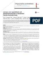 Residual Limb Hyperhidrosis and Rimabotulinumtoxinb: A Randomized Placebo-Controlled Study