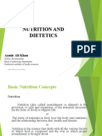 Nutrition and Dietetics: Aamir Ali Khan