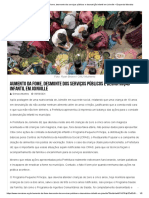 Aumento Da Fome, Desmonte Dos Serviços Públicos e Desnutrição Infantil Em Joinville – Esquerda Marxista