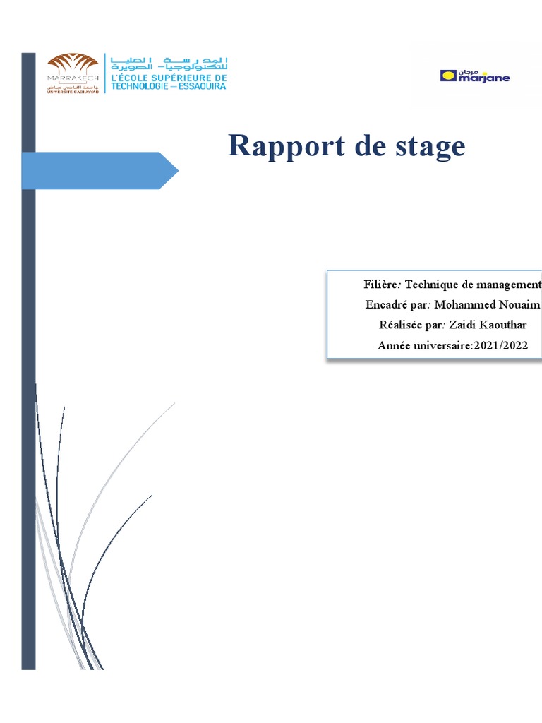 Rapport De Stage Carrefour Market Pdf Rapport de Stage | PDF | Caissier